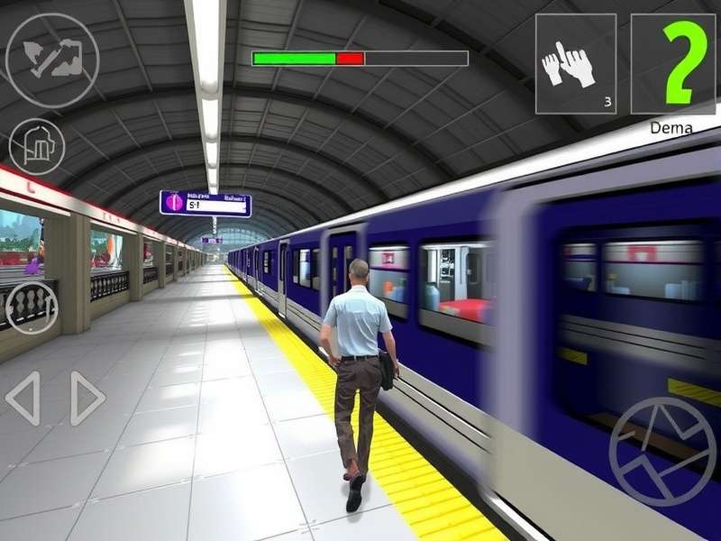 Delhi Metro Chaser Gameplay Screenshot